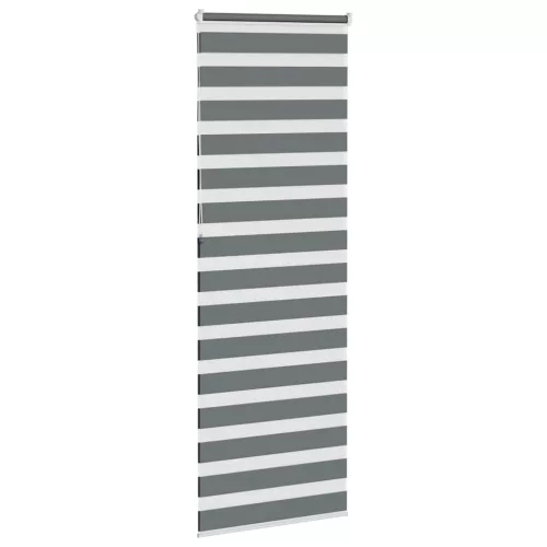 Zebrafüggönnyel sötét szürke szövetszélesség 80,9 cm poliészter