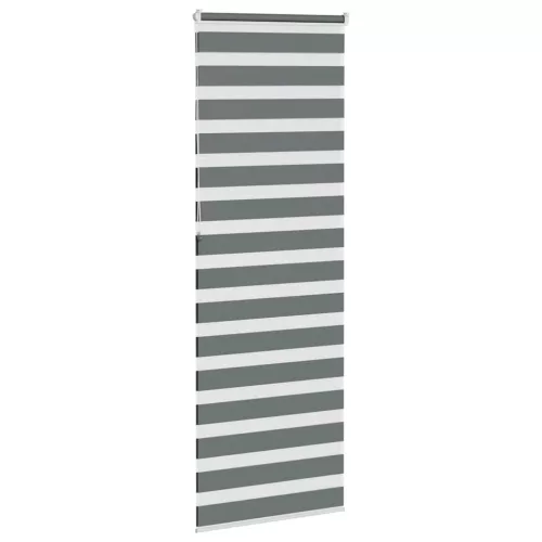 Zebrafüggönnyel sötét szürke szövetszélesség 85,9 cm poliészter