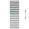 Zebrafüggönnyel sötét szürke szövetszélesség 85,9 cm poliészter