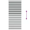 Zebrafüggönnyel sötét szürke szövetszélesség 95,9 cm poliészter