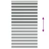 Zebrafüggönnyel sötét szürke szövetszélesség 115,9cm poliészter