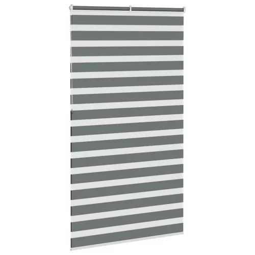 Zebrafüggönnyel sötét szürke szövetszélesség 120,9cm poliészter