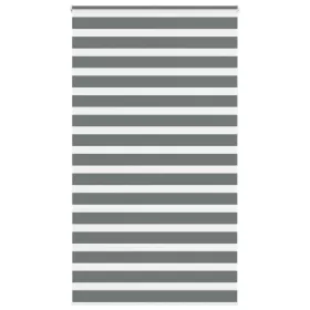   Zebrafüggönnyel sötét szürke szövetszélesség 125,9cm poliészter