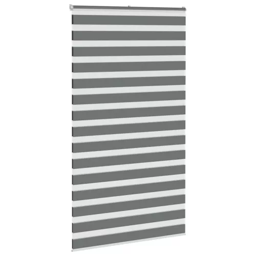 Zebrafüggönnyel sötét szürke szövetszélesség 125,9cm poliészter