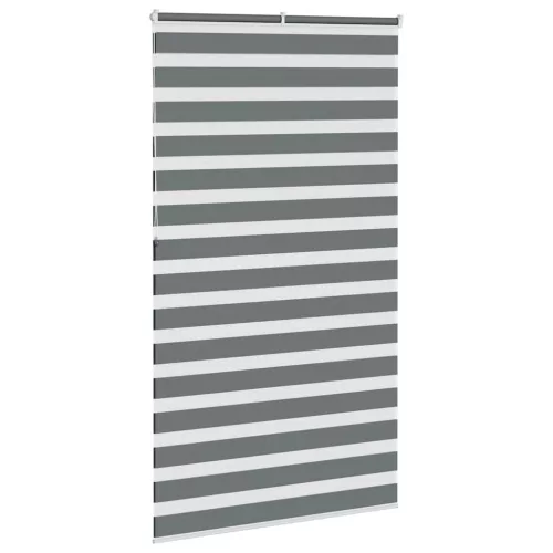Zebrafüggönnyel sötét szürke szövetszélesség 125,9cm poliészter