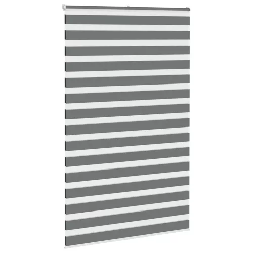 Zebrafüggönnyel sötét szürke szövetszélesség 140,9cm poliészter