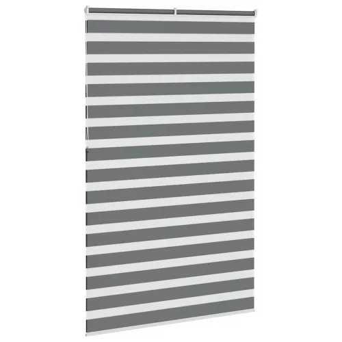 Zebrafüggönnyel sötét szürke szövetszélesség 140,9cm poliészter