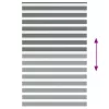 Zebrafüggönnyel sötét szürke szövetszélesség 140,9cm poliészter