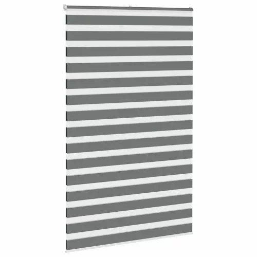 Zebrafüggönnyel sötét szürke szövetszélesség 145,9cm poliészter