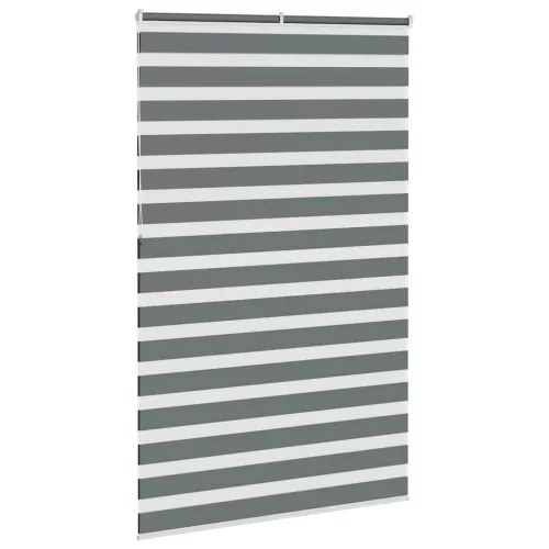Zebrafüggönnyel sötét szürke szövetszélesség 145,9cm poliészter
