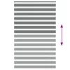 Zebrafüggönnyel sötét szürke szövetszélesség 145,9cm poliészter