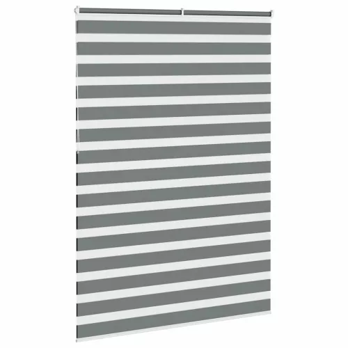 Zebrafüggönnyel sötét szürke szövetszélesség 150,9cm poliészter