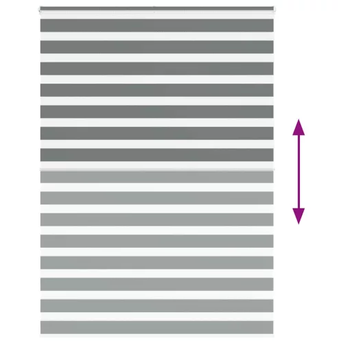 Zebrafüggönnyel sötét szürke szövetszélesség 150,9cm poliészter