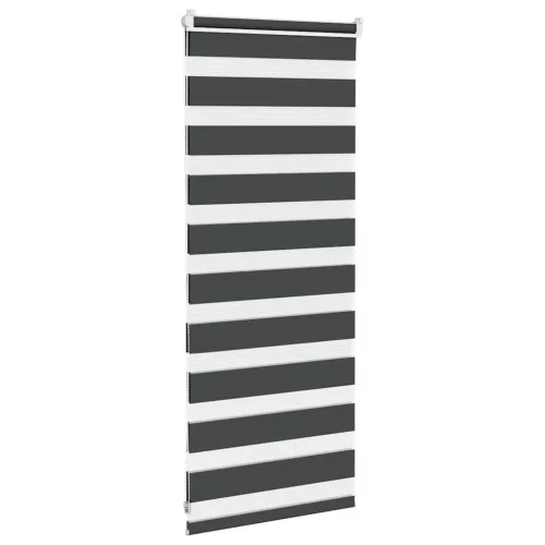 Zebrafüggönnyel fekete szövetszélesség 55,9 cm poliészter