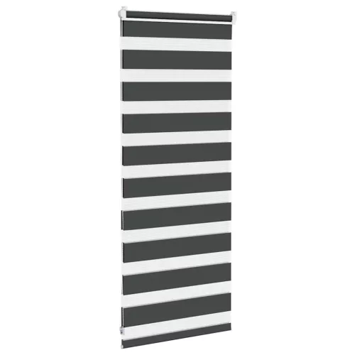 Zebrafüggönnyel fekete szövetszélesség 60,9 cm poliészter