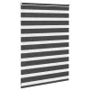 Zebrafüggönnyel fekete szövetszélesség 105,9 cm poliészter
