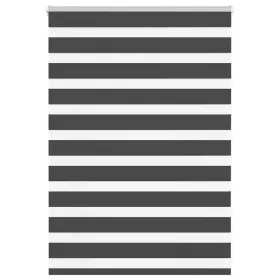   Zebrafüggönnyel fekete szövetszélesség 110,9 cm poliészter