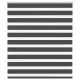Zebrafüggönnyel fekete szövetszélesség 120,9 cm poliészter