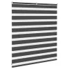 Zebrafüggönnyel fekete szövetszélesség 120,9 cm poliészter