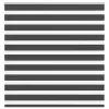 Zebrafüggönnyel fekete szövetszélesség 140,9 cm poliészter