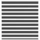 Zebrafüggönnyel fekete szövetszélesség 140,9 cm poliészter