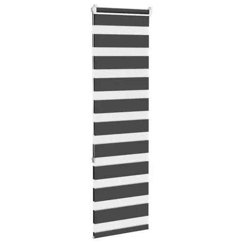 Zebrafüggönnyel fekete szövetszélesség 35,9 cm poliészter