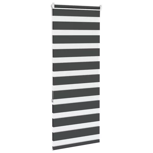 Zebrafüggönnyel fekete szövetszélesség 50,9 cm poliészter