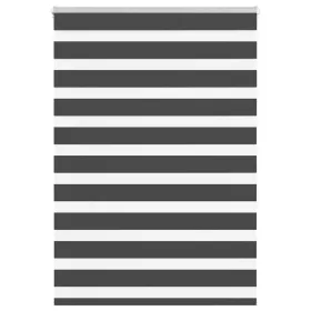   Zebrafüggönnyel fekete szövetszélesség 100,9 cm poliészter