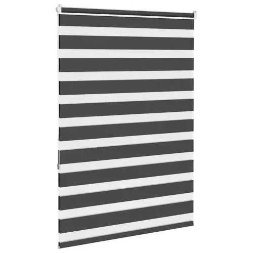 Zebrafüggönnyel fekete szövetszélesség 105,9 cm poliészter