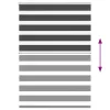 Zebrafüggönnyel fekete szövetszélesség 105,9 cm poliészter