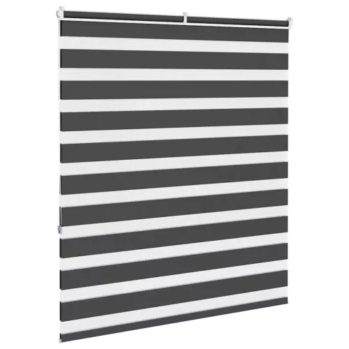 Zebrafüggönnyel fekete szövetszélesség 115,9 cm poliészter