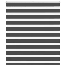   Zebrafüggönnyel fekete szövetszélesség 120,9 cm poliészter