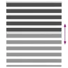 Zebrafüggönnyel fekete szövetszélesség 120,9 cm poliészter