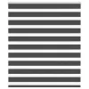 Zebrafüggönnyel fekete szövetszélesség 125,9 cm poliészter