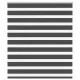 Zebrafüggönnyel fekete szövetszélesség 125,9 cm poliészter