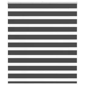   Zebrafüggönnyel fekete szövetszélesség 130,9 cm poliészter