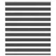 Zebrafüggönnyel fekete szövetszélesség 130,9 cm poliészter
