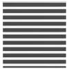 Zebrafüggönnyel fekete szövetszélesség 135,9 cm poliészter