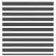 Zebrafüggönnyel fekete szövetszélesség 135,9 cm poliészter