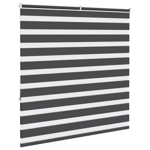Zebrafüggönnyel fekete szövetszélesség 135,9 cm poliészter