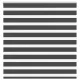 Zebrafüggönnyel fekete szövetszélesség 140,9 cm poliészter