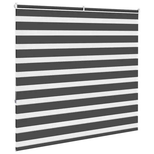 Zebrafüggönnyel fekete szövetszélesség 155,9 cm poliészter