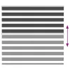 Zebrafüggönnyel fekete szövetszélesség 155,9 cm poliészter