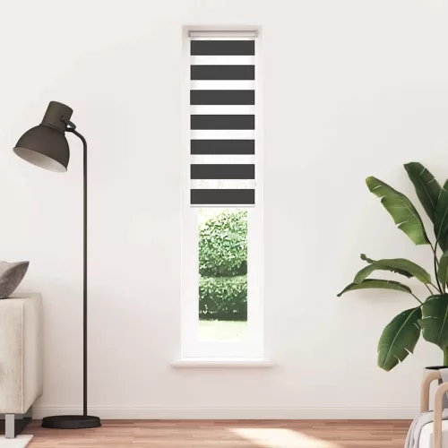 Zebrafüggönnyel fekete szövetszélesség 45,9 cm poliészter