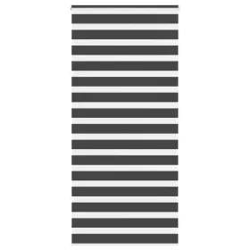   Zebrafüggönnyel fekete szövetszélesség 105,9 cm poliészter