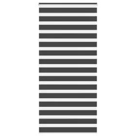   Zebrafüggönnyel fekete szövetszélesség 110,9 cm poliészter
