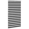 Zebrafüggönnyel fekete szövetszélesség 115,9 cm poliészter