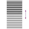 Zebrafüggönnyel fekete szövetszélesség 115,9 cm poliészter