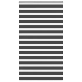   Zebrafüggönnyel fekete szövetszélesség 125,9 cm poliészter