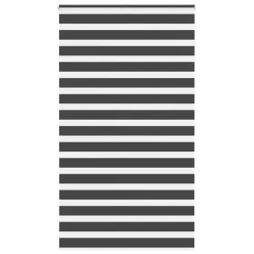   Zebrafüggönnyel fekete szövetszélesség 130,9 cm poliészter
